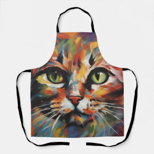 Cat Painting Apron