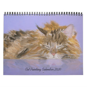 Cat Painting Calendar #2