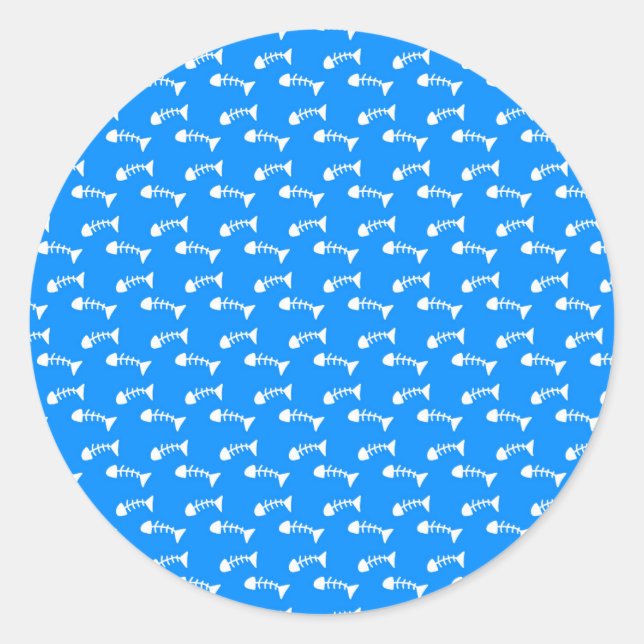 Cat Painting Classic Round Sticker (Front)