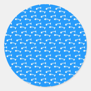 Cat Painting Classic Round Sticker