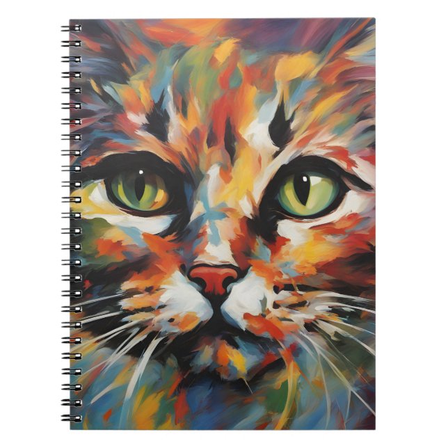 Cat Painting Notebook (Front)