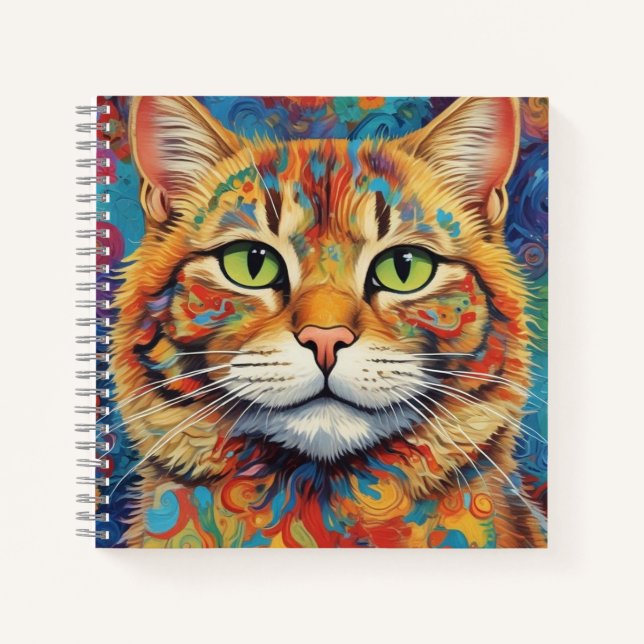 Cat Painting Notebook (Front)