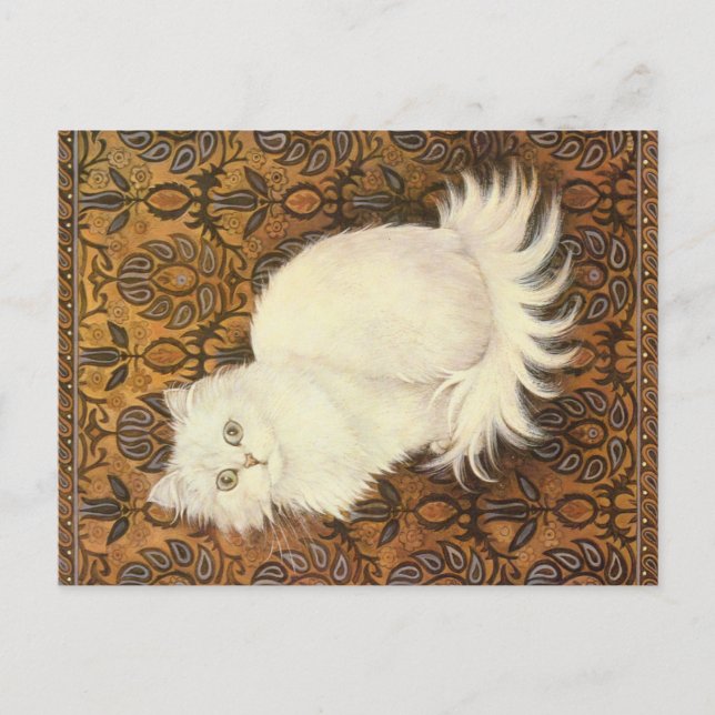 CAT PAINTING  POSTCARD (Front)