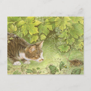 CAT PAINTING postcards