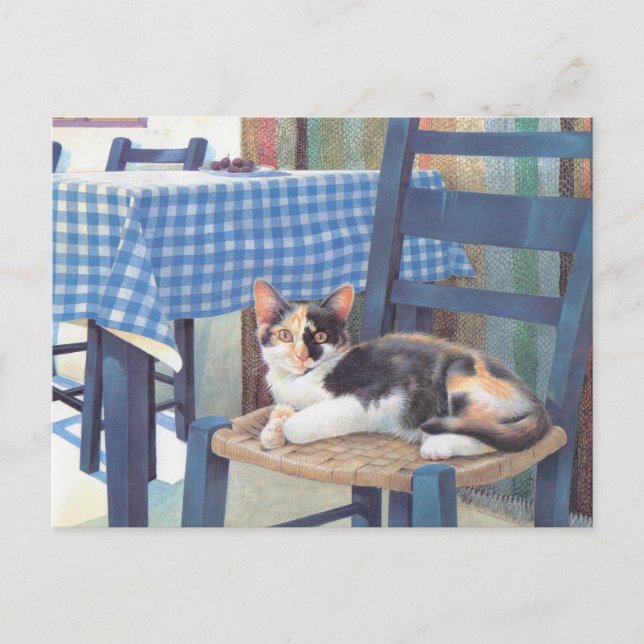 CAT PAINTING POSTCARDS (Front)