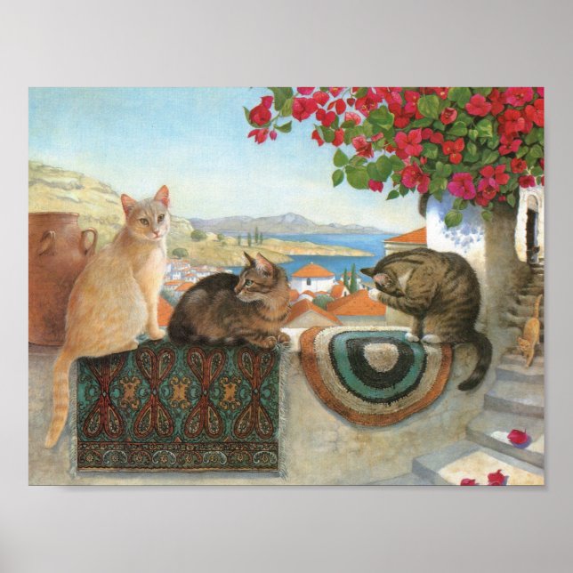 Cat Painting posters  (Front)