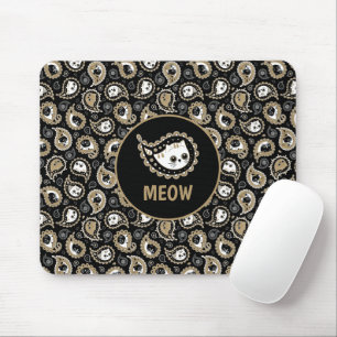 Cat Paisley Mouse Pad