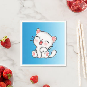 Cat Paper Napkin