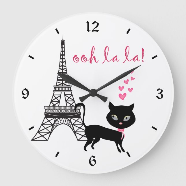 Cat Paris Clock (Front)