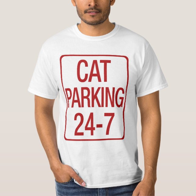Cat Parking T-Shirt (Front)