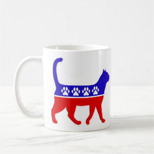 Cat Party Logo Feline Politics Great Party of Meow Coffee Mug