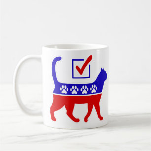 Cat Party Logo Feline Politics Great Party of Meow Coffee Mug