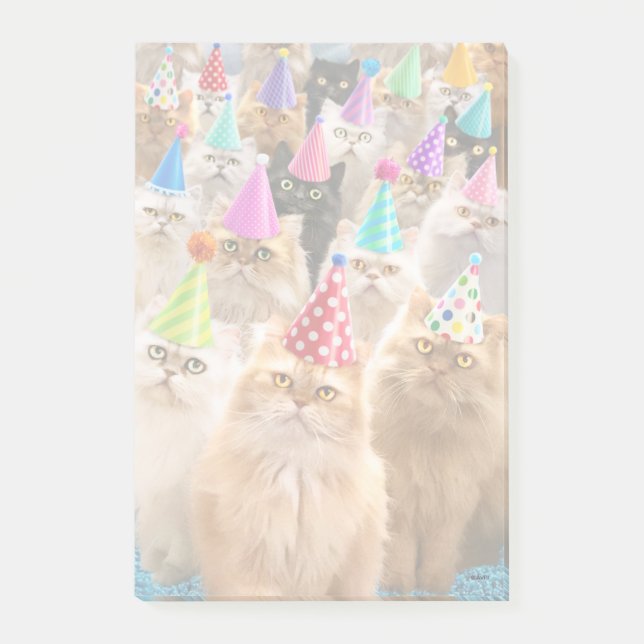 Cat Party Post-it Notes (Front)