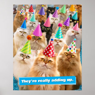 Cat Party Poster