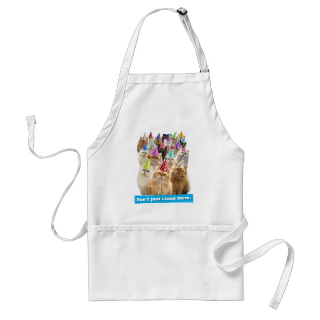 Cat Party Standard Apron (Front)