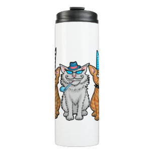 Cat Party Thermal Tumbler