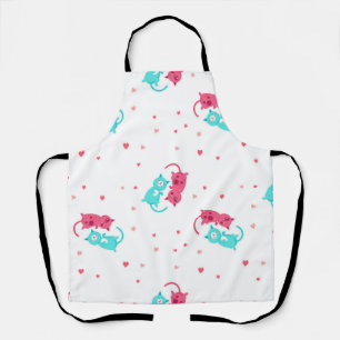 Cat pattern apron