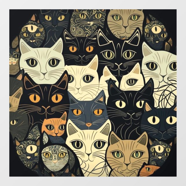 Cat Pattern Artsy (Sheet)