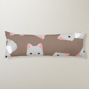 Cat pattern body cushion
