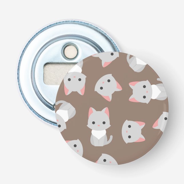 Cat pattern bottle opener (Front)
