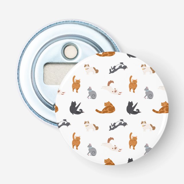 Cat pattern bottle opener (Front)