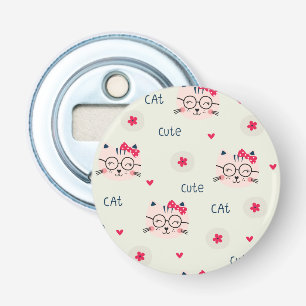 Cat pattern bottle opener