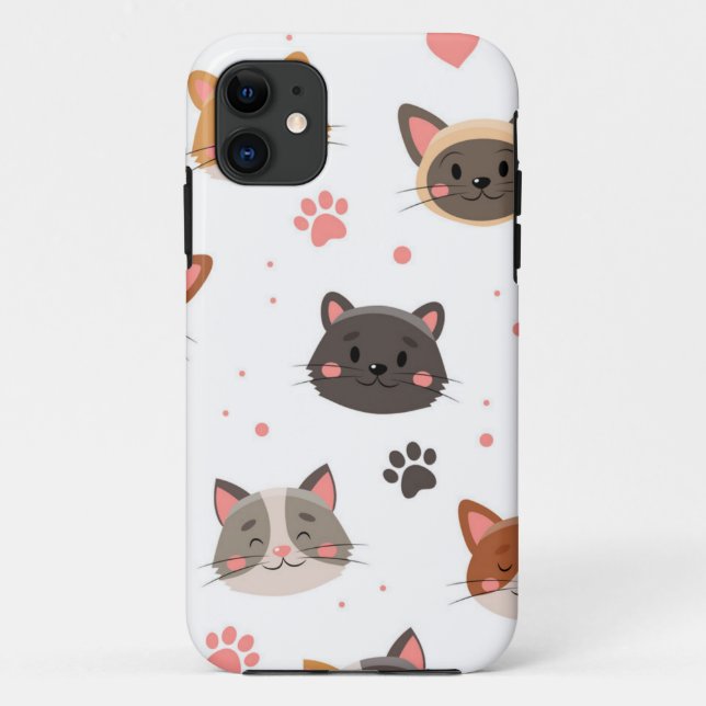 Cat pattern Case-Mate iPhone case (Back)