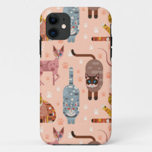 Cat pattern Case-Mate iPhone case