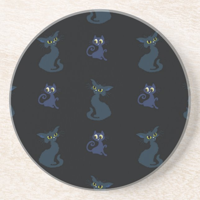 Cat pattern coaster (Front)