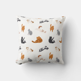 Cat pattern cushion