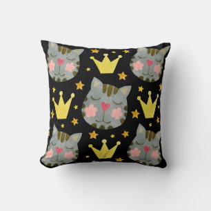 Cat Pattern Cute Pets Animals   Cushion