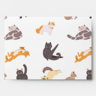 Cat pattern envelope