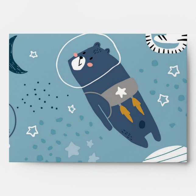 Cat pattern envelope (Front)