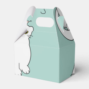 Cat pattern favour box