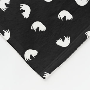 Cat Pattern Fleece Blanket