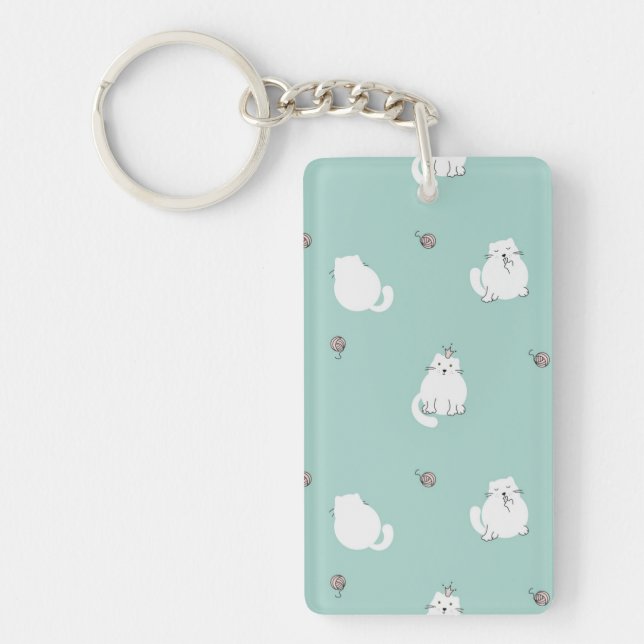 Cat pattern key ring (Front)