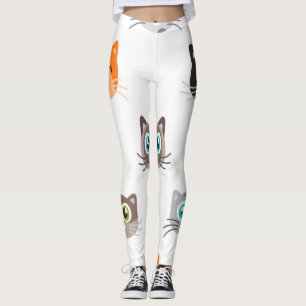 Cat pattern leggings