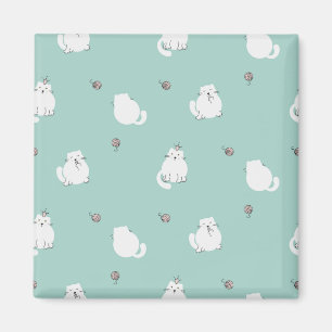 Cat pattern magnet