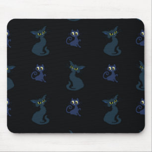 Cat pattern mouse pad
