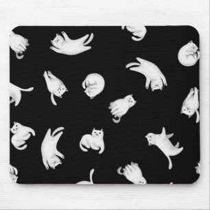 Cat pattern mouse pad