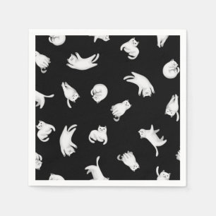 Cat pattern napkin