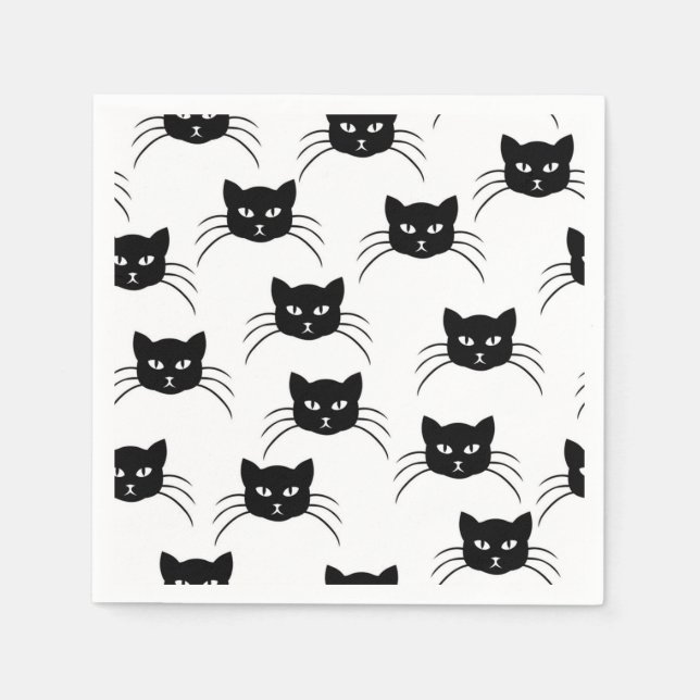 Cat pattern napkin (Front)