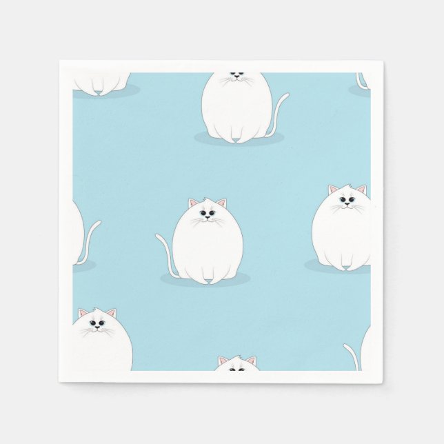 Cat pattern napkin (Front)