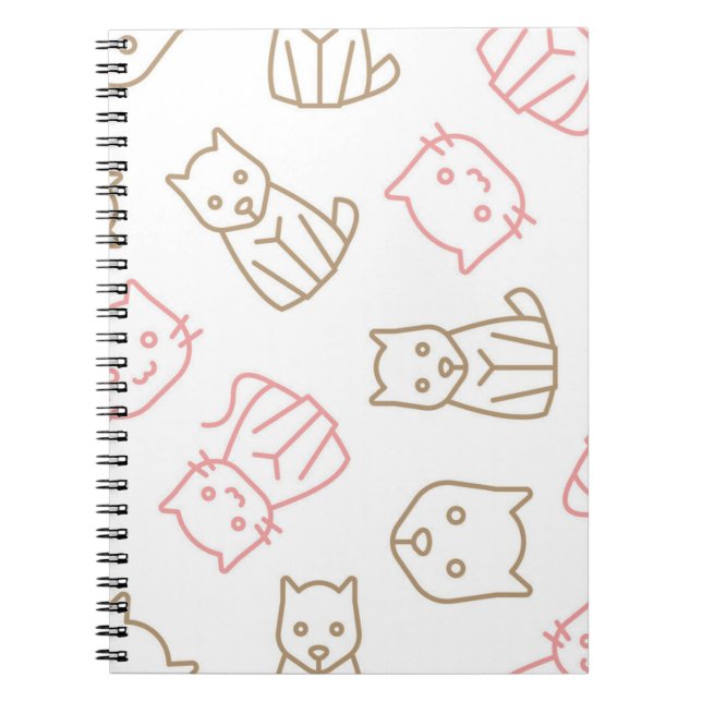 Cat pattern notebook (Front)