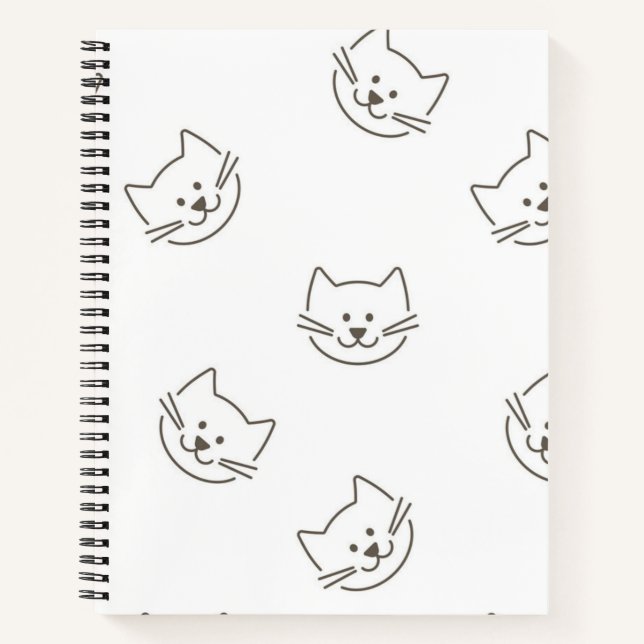 Cat pattern notebook (Front)