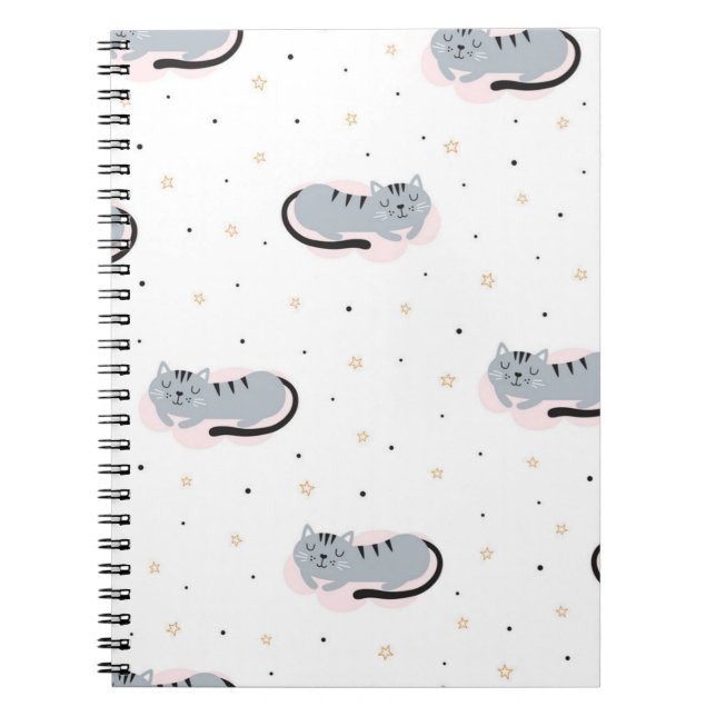 Cat pattern notebook (Front)
