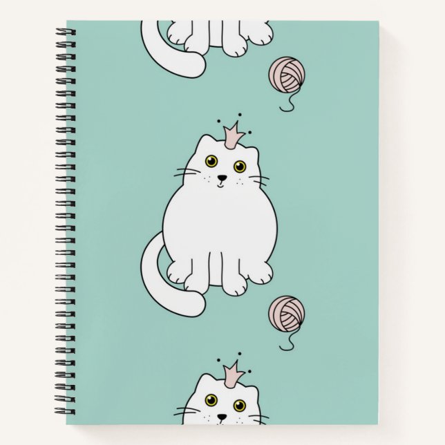 Cat pattern notebook (Front)