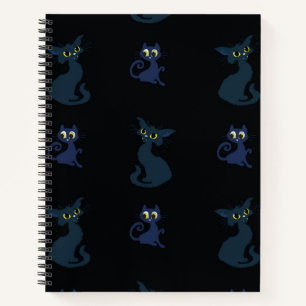 Cat pattern notebook
