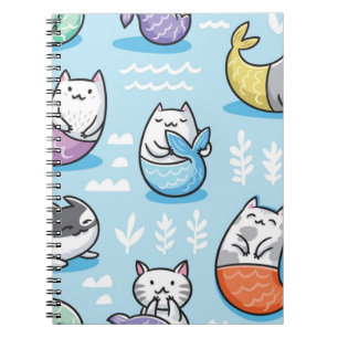 Cat pattern notebook