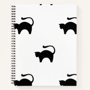 Cat pattern notebook